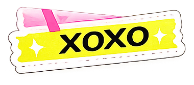 XOXO sticker